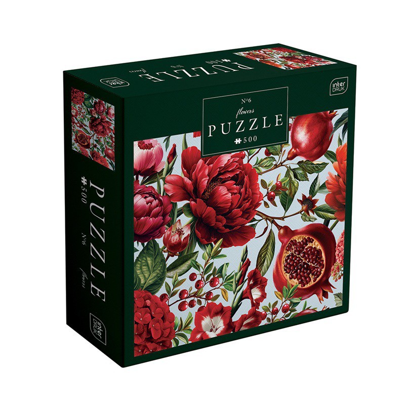 Puzzle Flowers No.6, 500 stukjes Interdruk