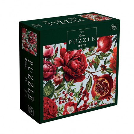 Puzzle Flowers No.6, 500 stukjes Interdruk