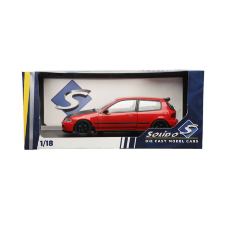 Honda Civic (EG6) Spoon version '91, rood - 1:18 - Solido