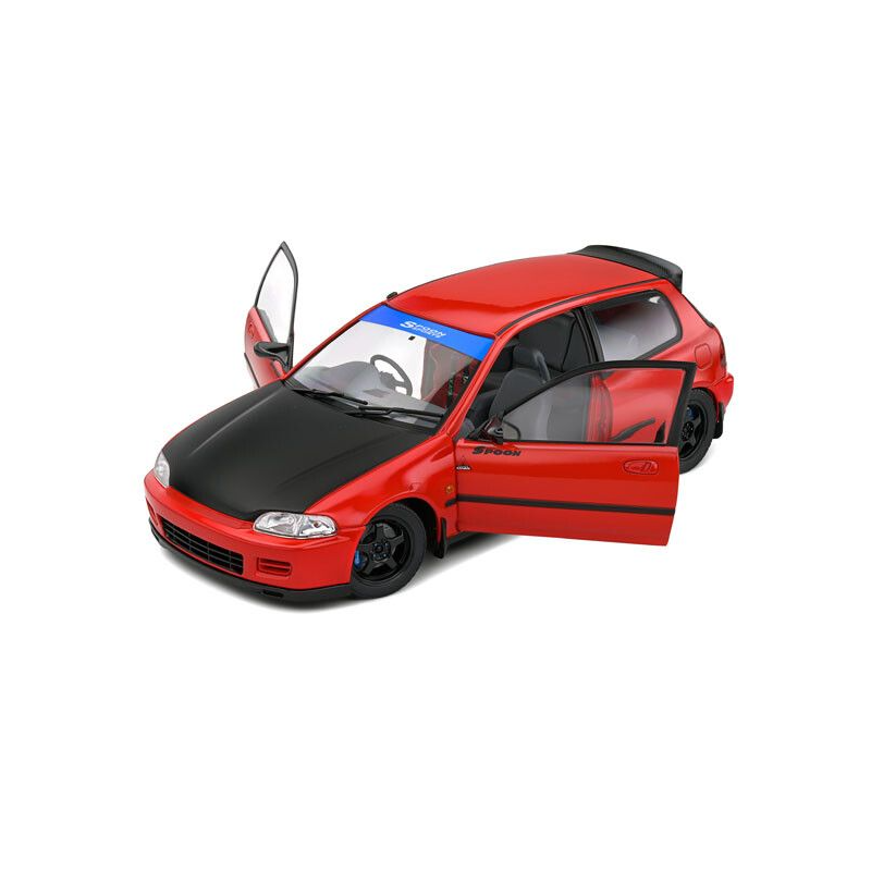 Honda Civic (EG6) Spoon version '91, rood - 1:18 - Solido