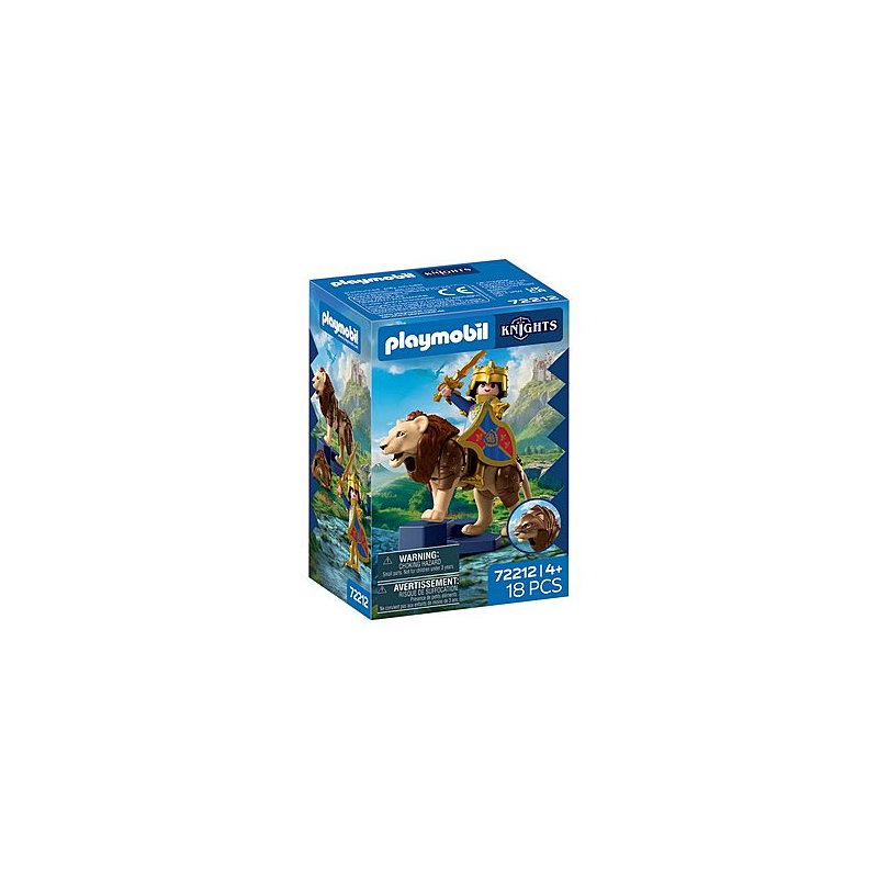 Playmobil Knights - Leeuw met gouden ridder, 72212