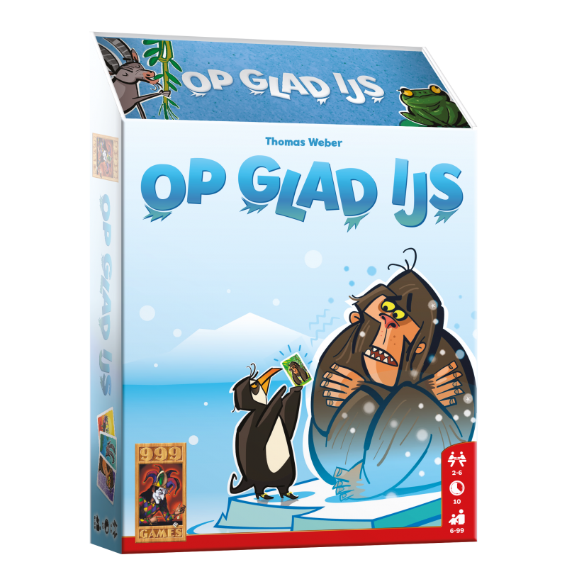 Op glad ijs - Kaartspel, 999 Games