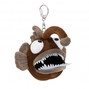 Plush Keychain, Brown Anglerfish 15cm