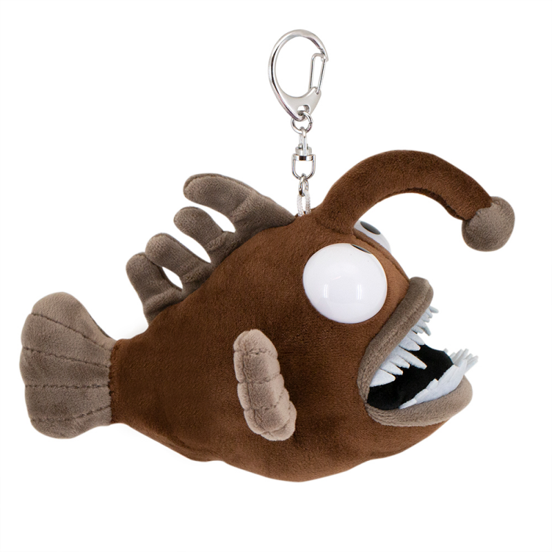 Plush Keychain, Brown Anglerfish 15cm