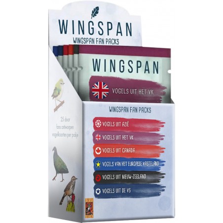 Wingspan uitbreiding: Fan Pack set - Bordspel, 999 Games