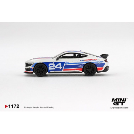 Ford Mustang Dark Horse Ford Perf. nr24 Rac. school '25, 1:64, MiniGT (1172)