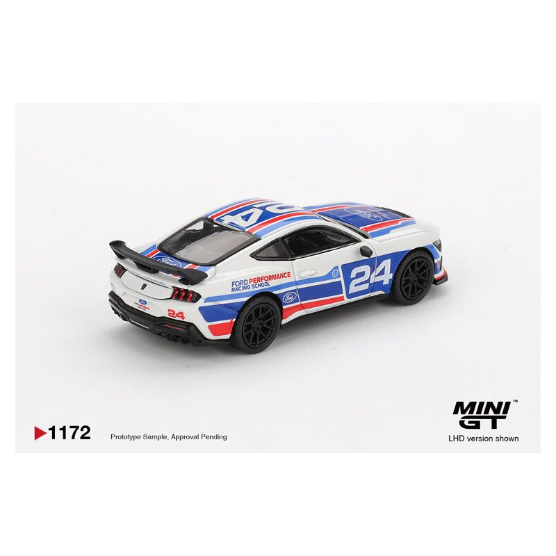 Ford Mustang Dark Horse Ford Perf. nr24 Rac. school '25, 1:64, MiniGT (1172)