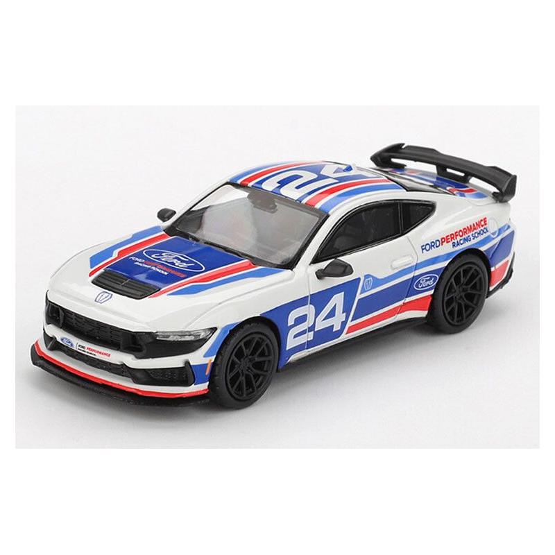 Ford Mustang Dark Horse Ford Perf. nr24 Rac. school '25, 1:64, MiniGT (1172)