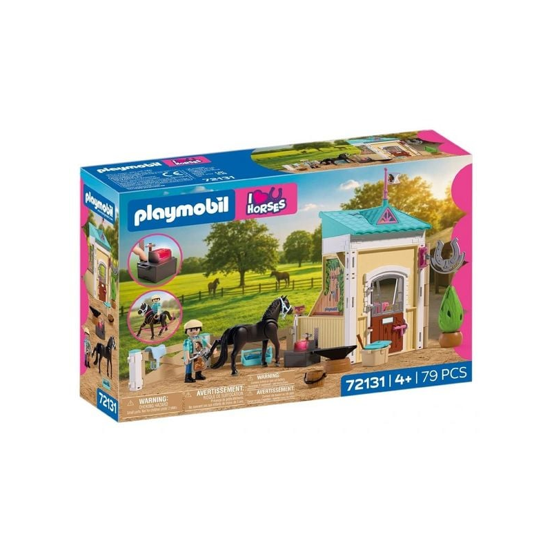 Playmobil  horses - Kleine stal met hoefsmid, 72131