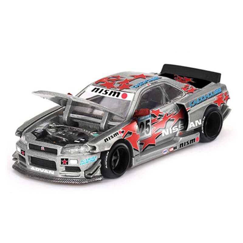 Nissan Skyline GT-R (R34) Kaido Star Racing V1 '99, Kaido house, Mini GT (197)