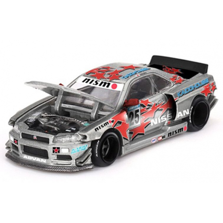 Nissan Skyline GT-R (R34) Kaido Star Racing V1 '99, Kaido house, Mini GT (197)
