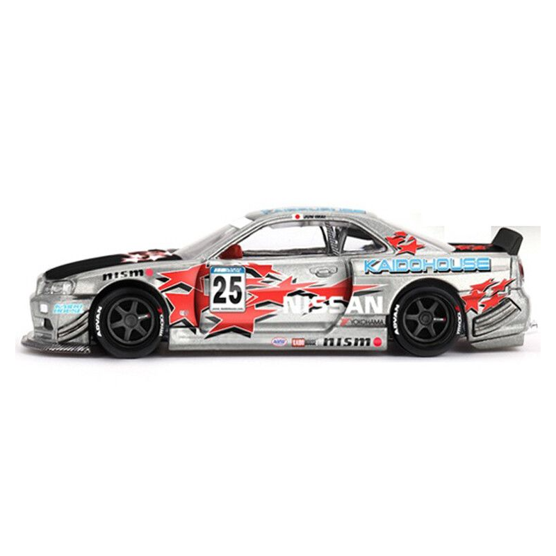 Nissan Skyline GT-R (R34) Kaido Star Racing V1 '99, Kaido house, Mini GT (197)