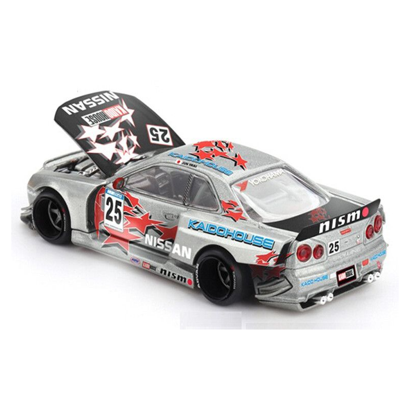 Nissan Skyline GT-R (R34) Kaido Star Racing V1 '99, Kaido house, Mini GT (197)