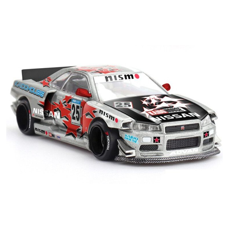 Nissan Skyline GT-R (R34) Kaido Star Racing V1 '99, Kaido house, Mini GT (197)