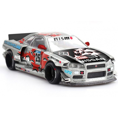Nissan Skyline GT-R (R34) Kaido Star Racing V1 '99, Kaido house, Mini GT (197)