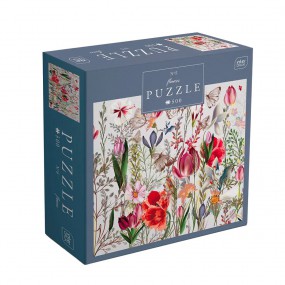 Puzzle Flowers No.5, 500 stukjes Interdruk