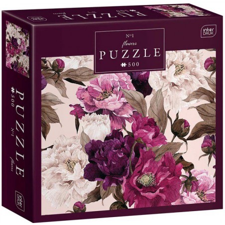 Puzzle Flowers No.1, 500 stukjes Interdruk