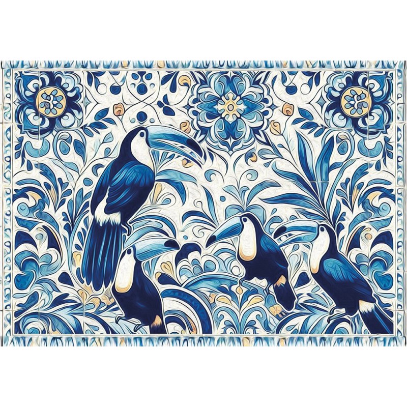 Puzzle Art on tiles No.1, 500 stukjes Interdruk