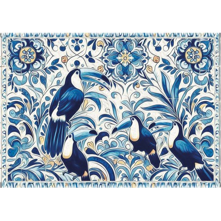 Puzzle Art on tiles No.1, 500 stukjes Interdruk