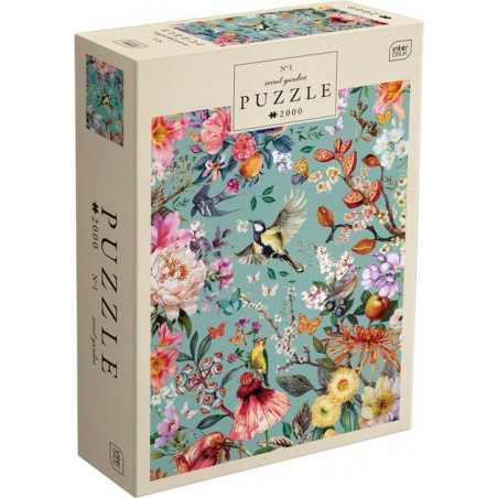 Puzzle Secret garden No.1, 2000 stukjes Interdruk