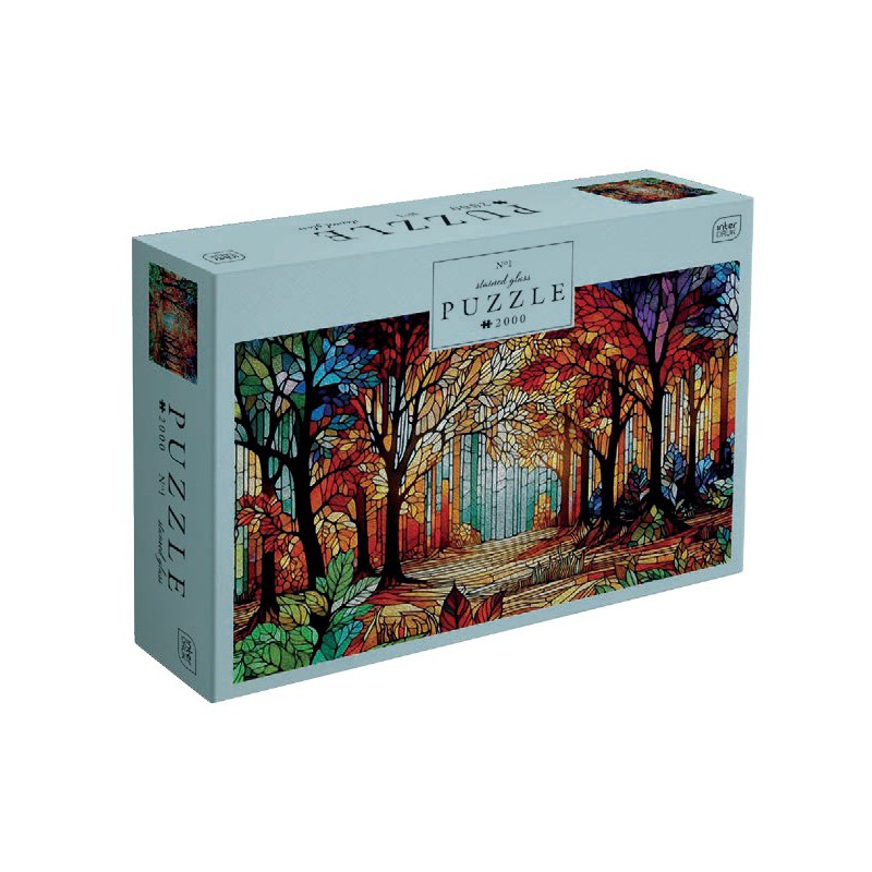 Puzzle Stained Glass No.1, 2000 stukjes Interdruk