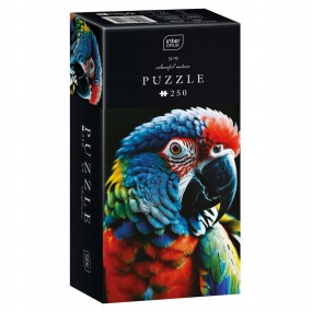 Puzzle Colourful Nature - Parrot, 250 stukjes Interdruk