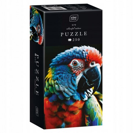 Puzzle Colourful Nature - Parrot, 250 stukjes Interdruk
