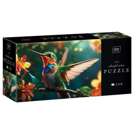Puzzle Colourful Nature 8 - Hummingbird, 250 stukjes Interdruk