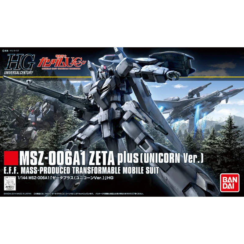 Gundam: HG ZETA PLUS UNICORN Ver. 1:144,  Bandai