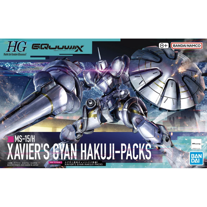 Gundam: HG Xavier's Gyan Hakuji-Packs 1:144,  Bandai