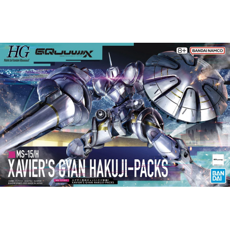 Gundam: HG Xavier's Gyan Hakuji-Packs 1:144,  Bandai