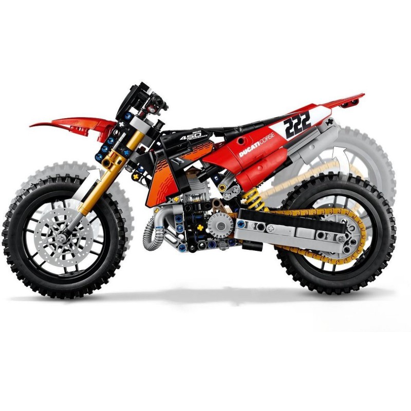 LEGO TECHNIC - 42238 Ducati Desmo450 MX Factory motor