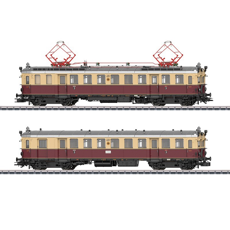 Märklin-H0, Motorwagen eLT 1126 met stuurstandrijtuig eLS 2126, 39852