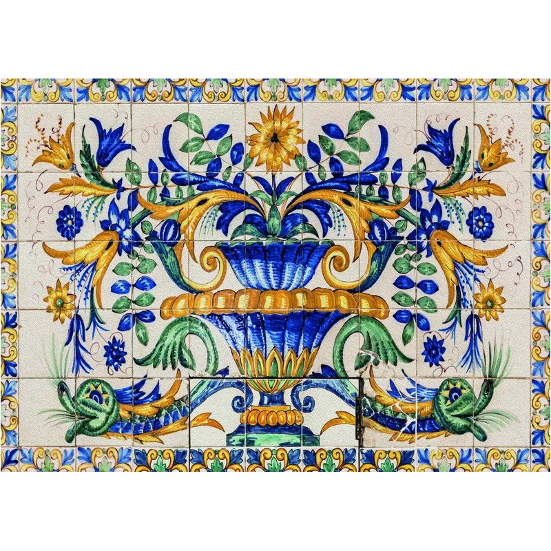 Puzzle Art on tiles No.1 1000 stukjes Interdruk