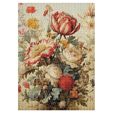 Puzzle Flowers No.6 1000 stukjes Interdruk