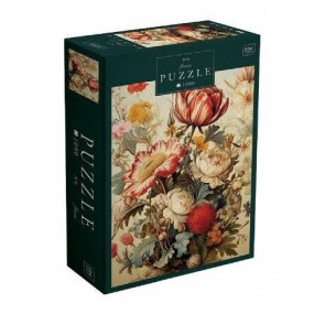 Puzzle Flowers No.6, 1000 stukjes Interdruk