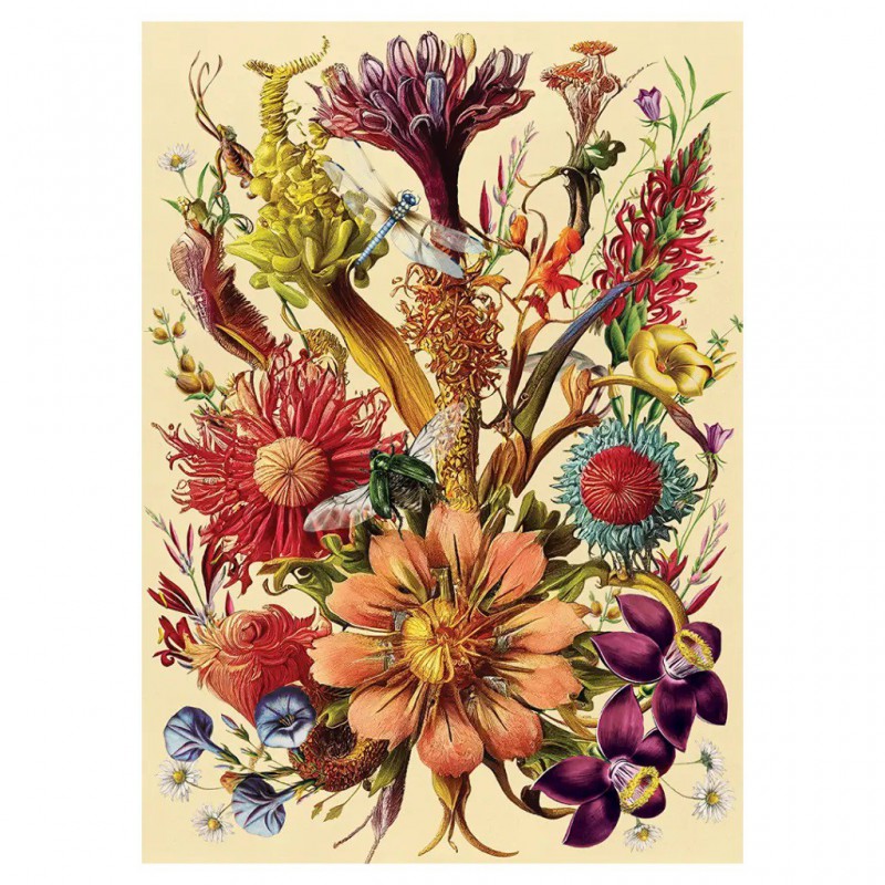 Puzzle Flowers No.5 1000 stukjes Interdruk