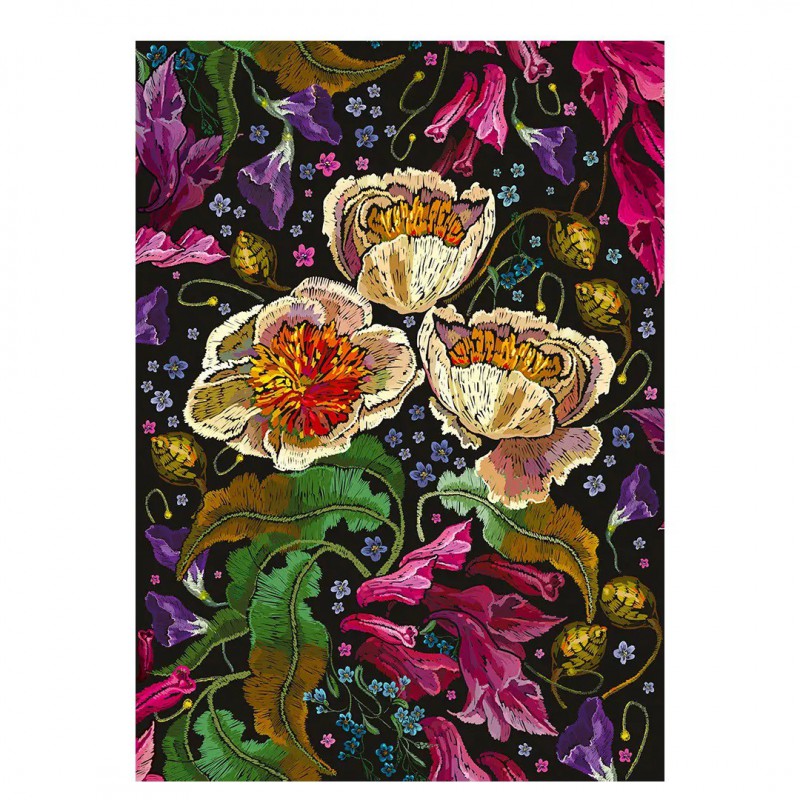 Puzzle Flowers No.4 1000 stukjes Interdruk