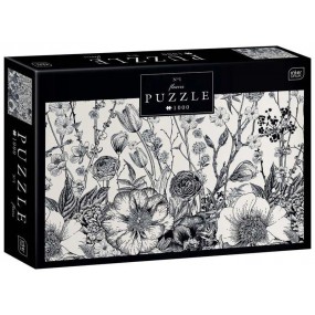 Puzzle Flowers No.1, 1000 stukjes Interdruk