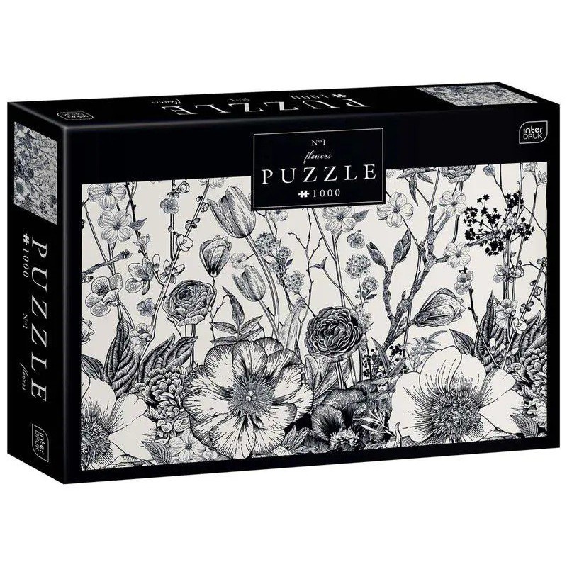 Puzzle Flowers No.1, 1000 stukjes Interdruk