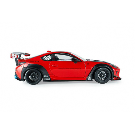 Toyota GR86 Liberty Walk body kit '24, rood - 1:18 - Solido