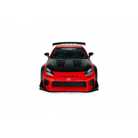 Toyota GR86 Liberty Walk body kit '24, rood - 1:18 - Solido