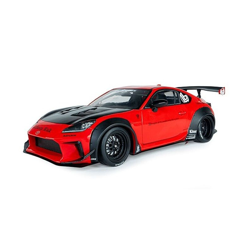 Toyota GR86 Liberty Walk body kit '24, rood - 1:18 - Solido