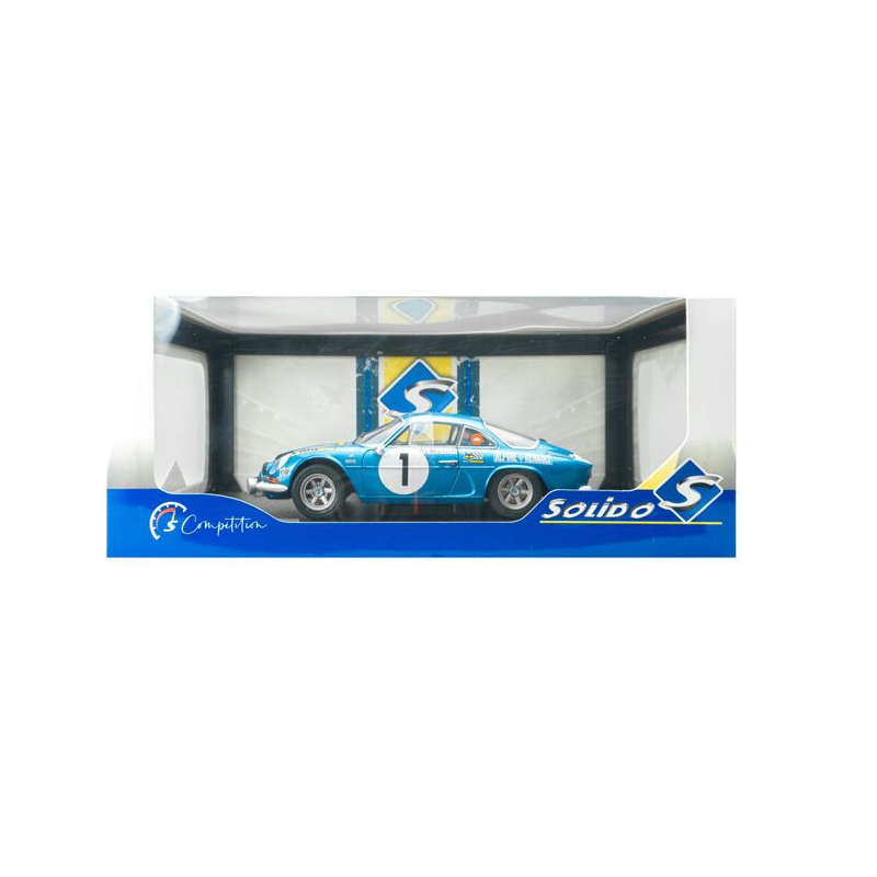 Alpine A110 1600S blue #1 Therier/Roure Monte Carlo '72 - 1:18 - Solido