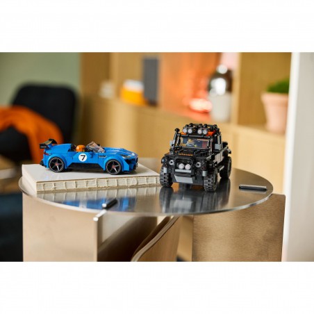 LEGO Speed Champions - 77264 Jaguar Project 7 en Land Rover Defender