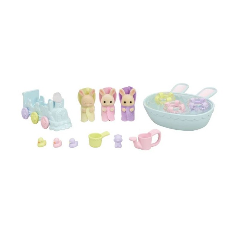 Sylvanian Families - Drieling Baby Badspeelset, 5707