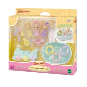 Sylvanian Families - Drieling Baby Badspeelset, 5707