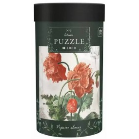 Puzzle Botanic Poppy, 1000 stukjes Interdruk