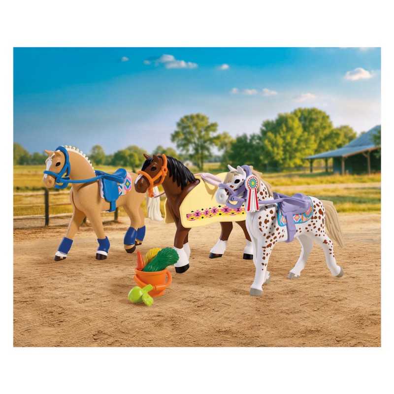 Playmobil I Love Horses - Drie verzamelpaarden, 72133