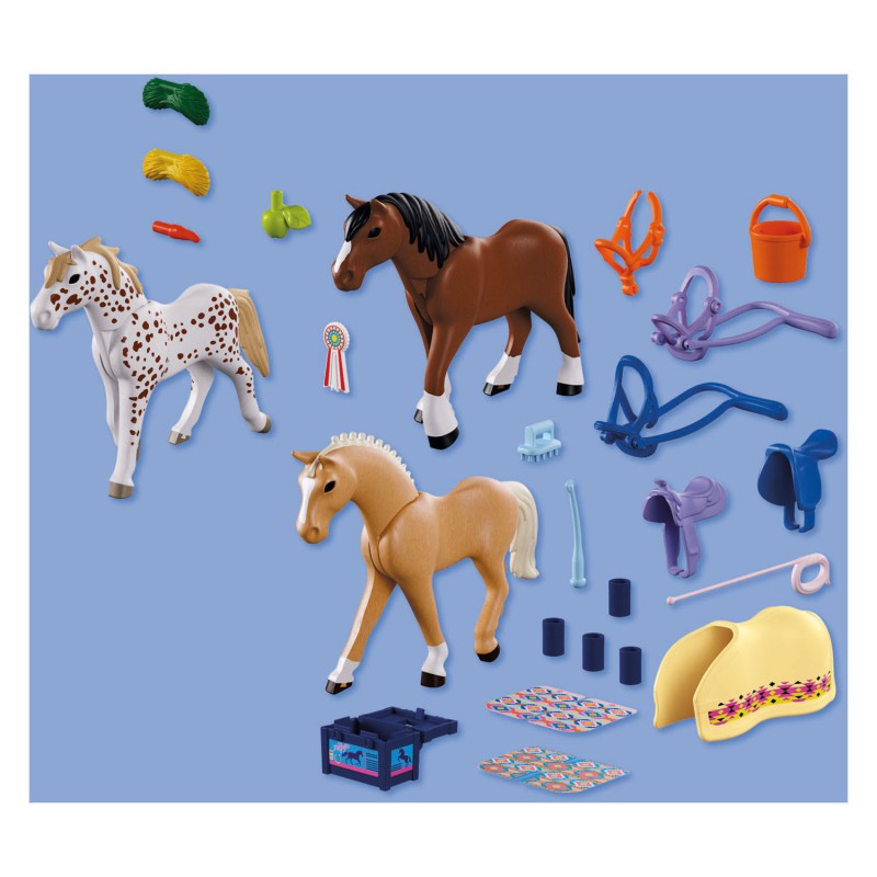 Playmobil I Love Horses - Drie verzamelpaarden, 72133